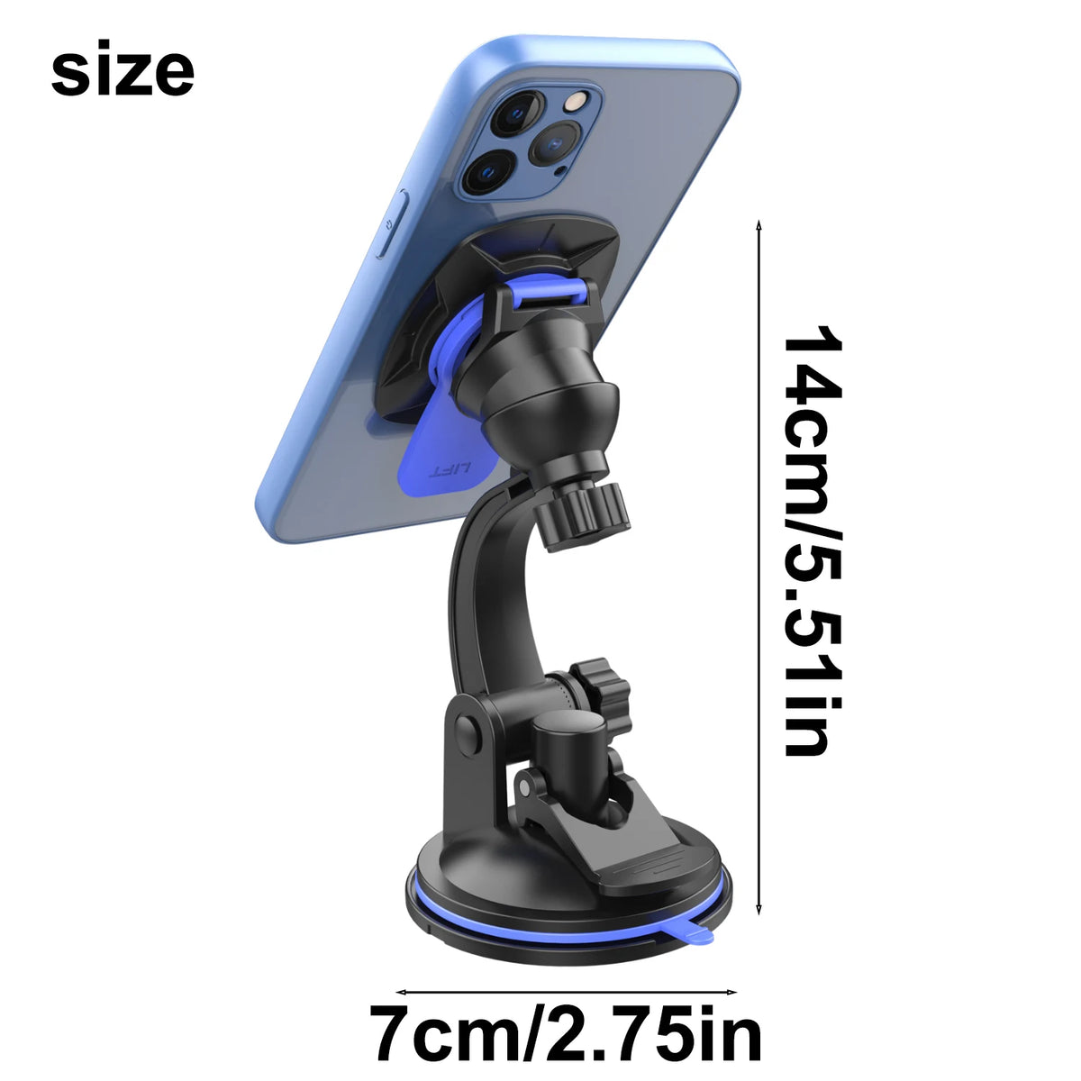 Phone Holders For Your Car Cell Phone Mount for Car Dashboard Windshield Mount Truck Stand  Universal Phone Holder 360°rotatable