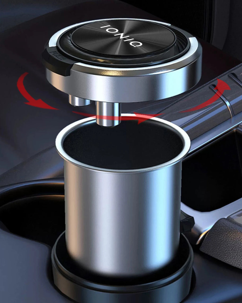 car cenicero ashtray texture car accessoires for Hyundai IONIQ 5 6 7